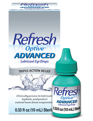 Refresh Optive Advanced Lubricant Eye drops