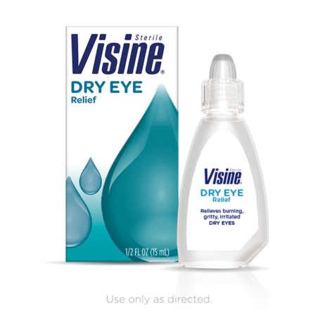 Visine Dry Eye Relief Lubricant Eye Drops